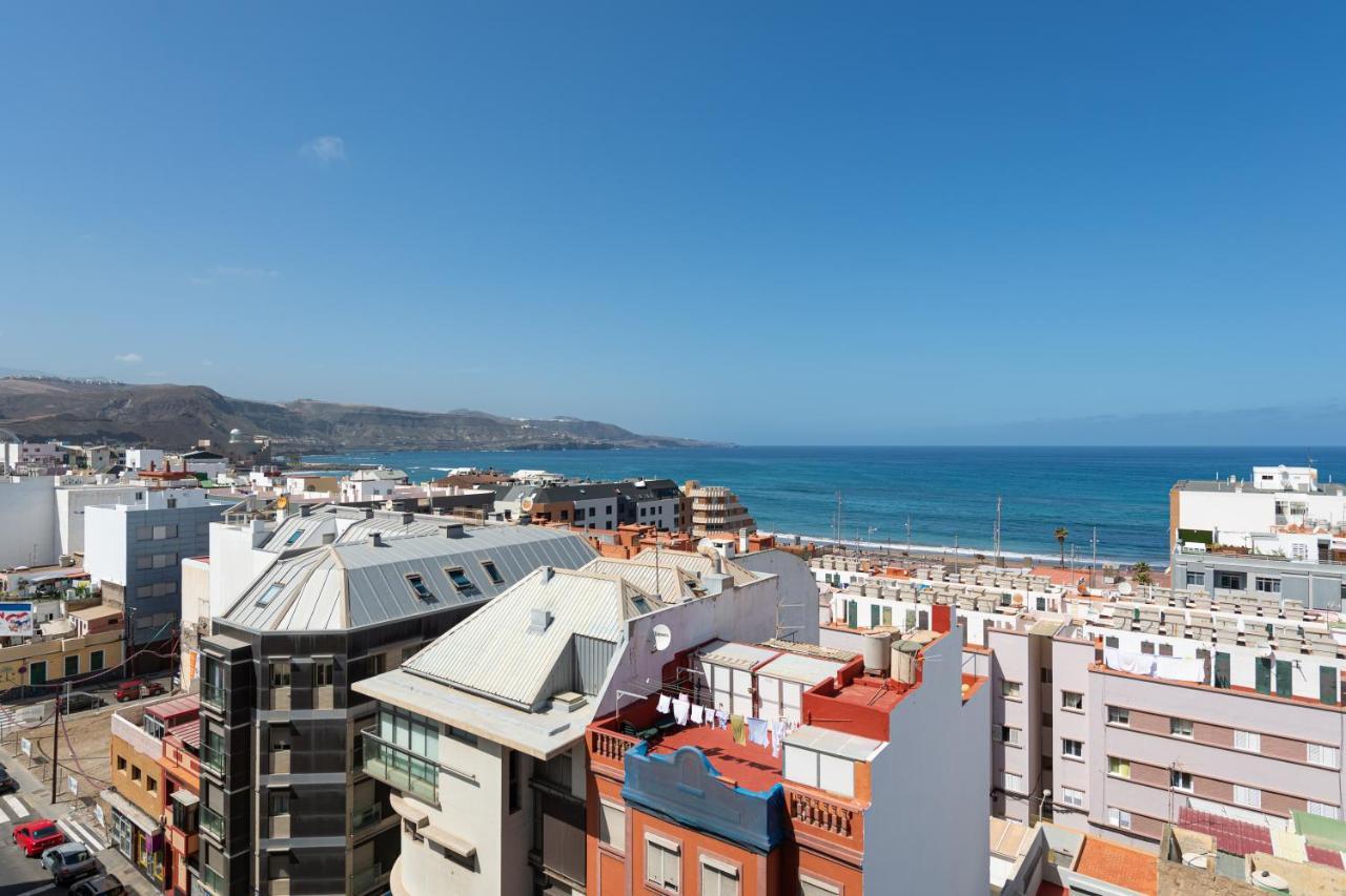 Elegant Living With Great Views Of Las Canteras Beach Las Palmas Buitenkant foto